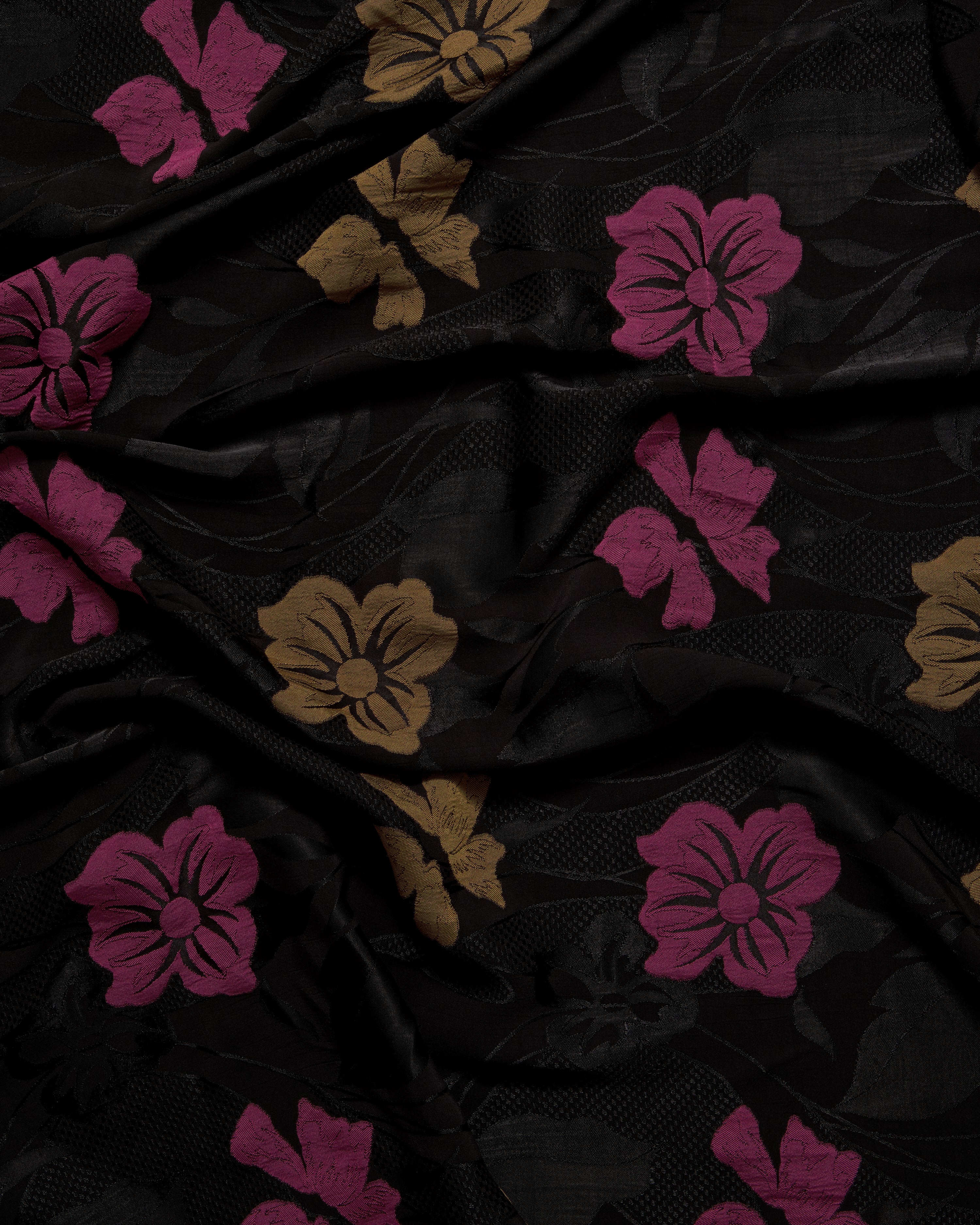 Silk Embossed Jacquard - Hiba Fabrics