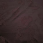 Warm beige botanical leaf viscose fabric for modestwear apparel