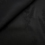 Black wild tree botanical viscose fabric for modest dresses and apparel
