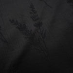 Soft drape black wild tree botanical print viscose dress fabric