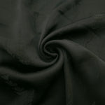 Lightweight dark green wild tree print viscose fabric for dressmaking