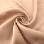 Lightweight warm beige wild tree print viscose fabric for dressmaking
