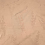 Soft drape warm beige wild tree botanical print viscose dress fabric