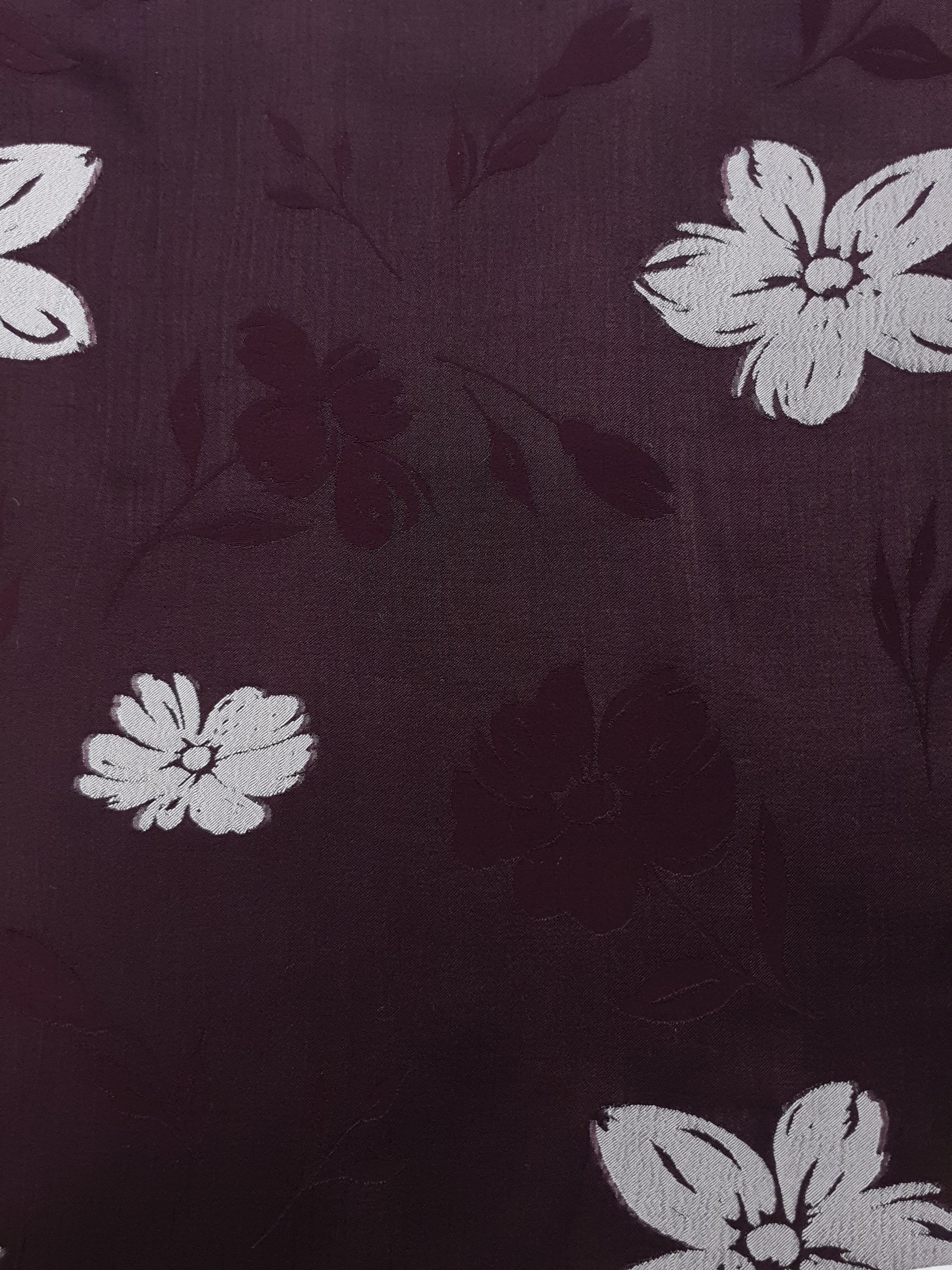 Viscose Embossed Two-Tone Jacquard Fabric