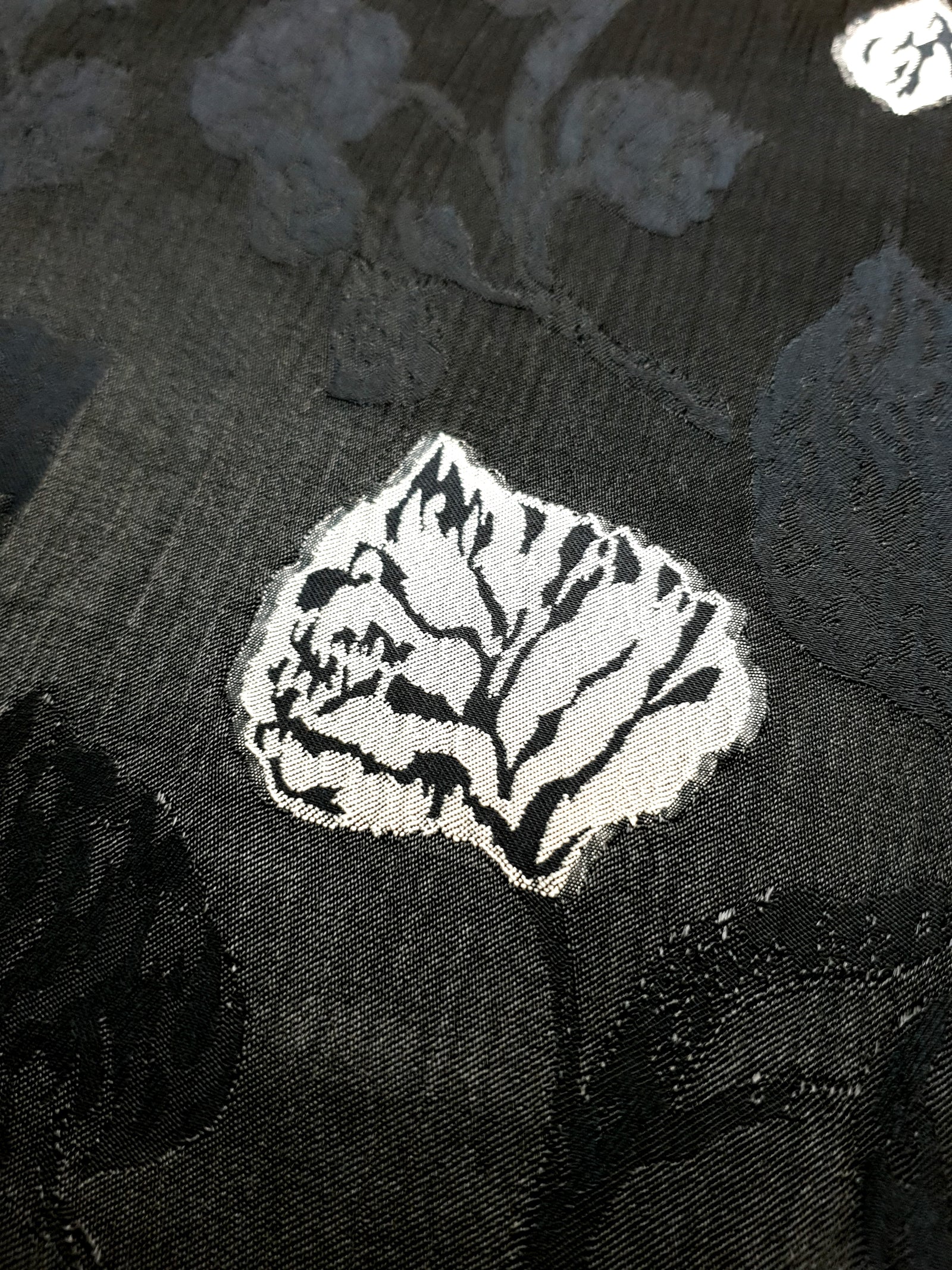 Viscose Embossed Two-Tone Jacquard Fabric