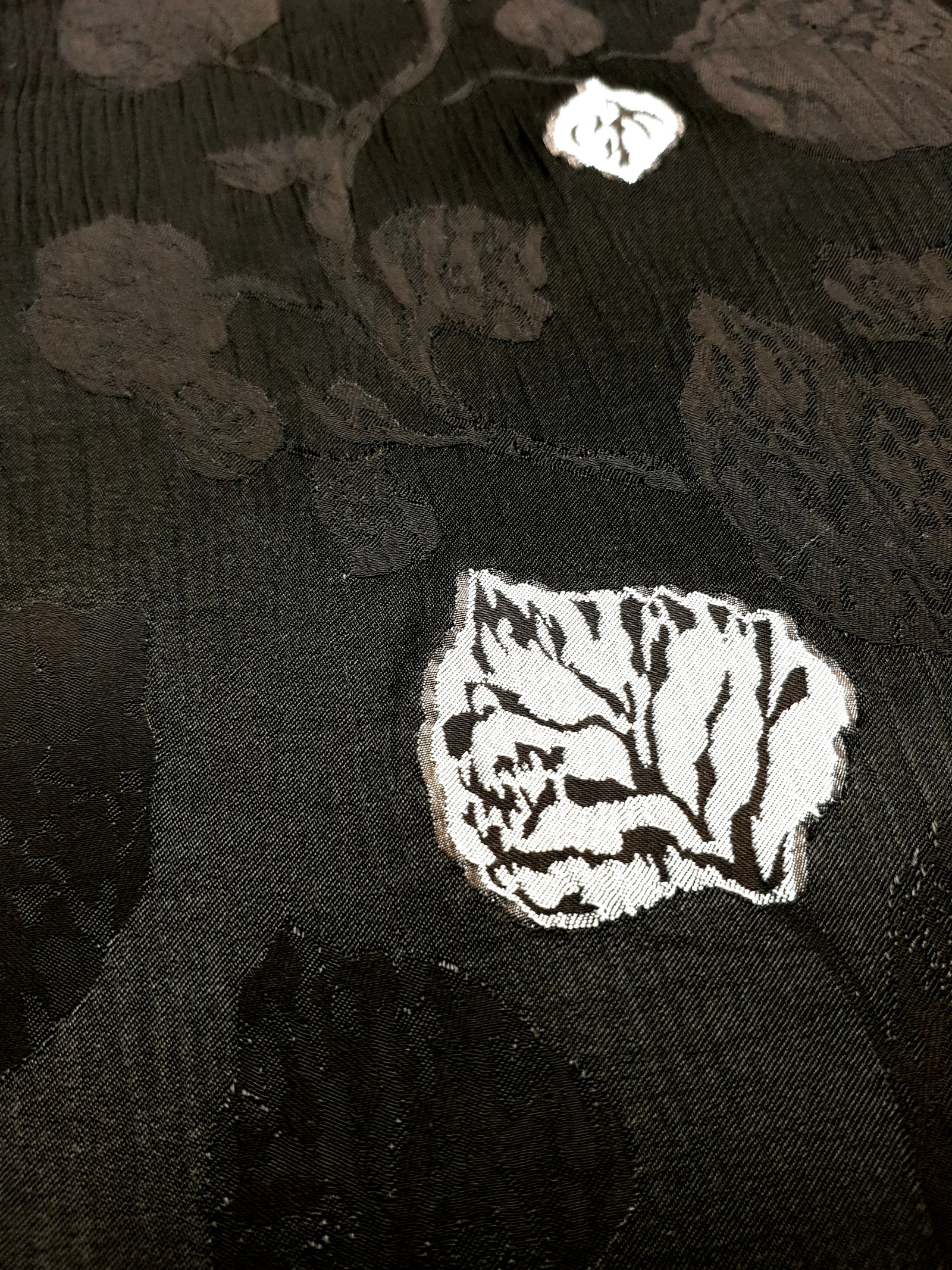 Viscose Embossed Two-Tone Jacquard Fabric
