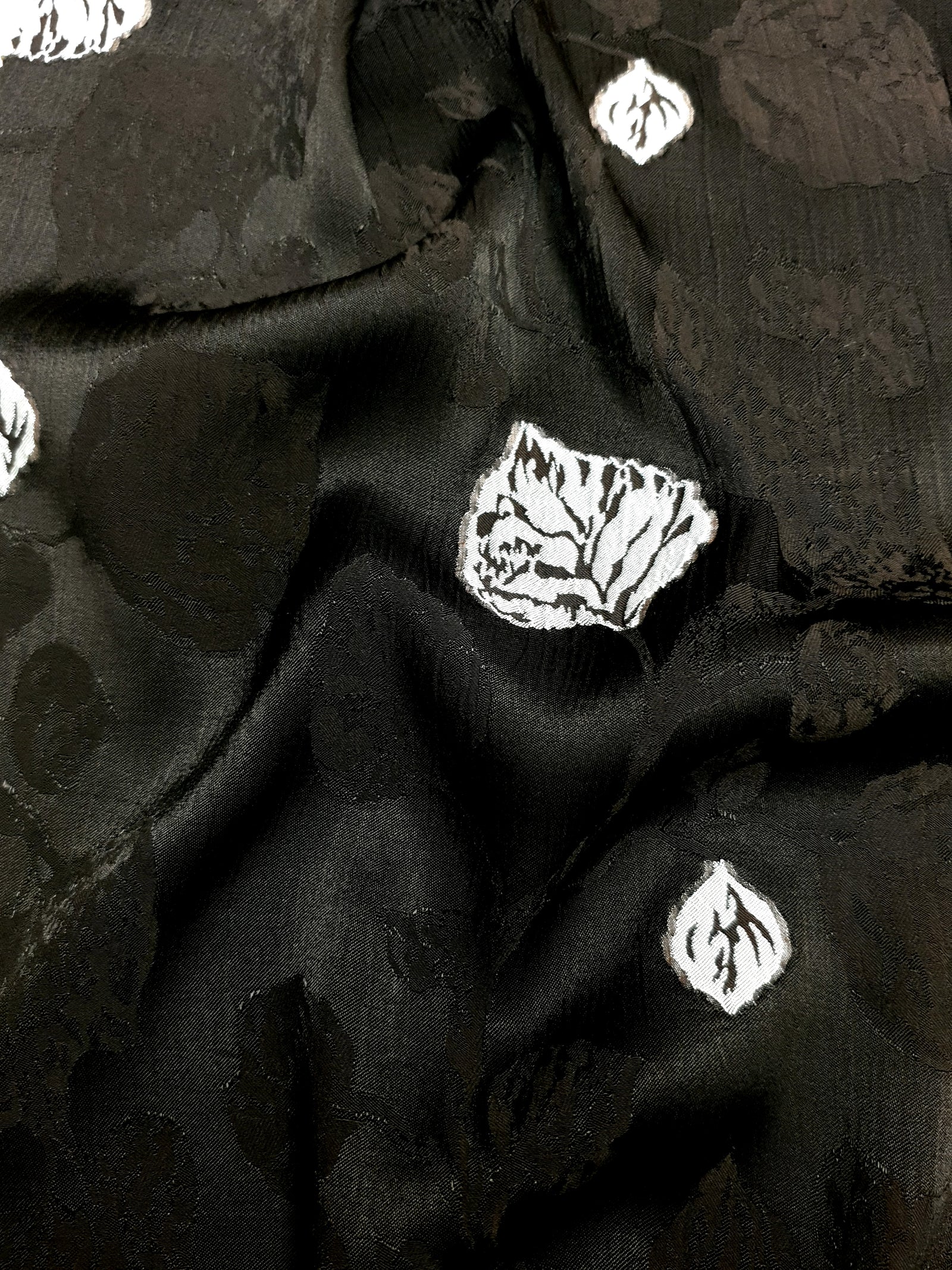 Viscose Embossed Two-Tone Jacquard Fabric