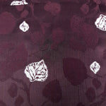Soft woven viscose jacquard detail with textured hand and tonal depth.