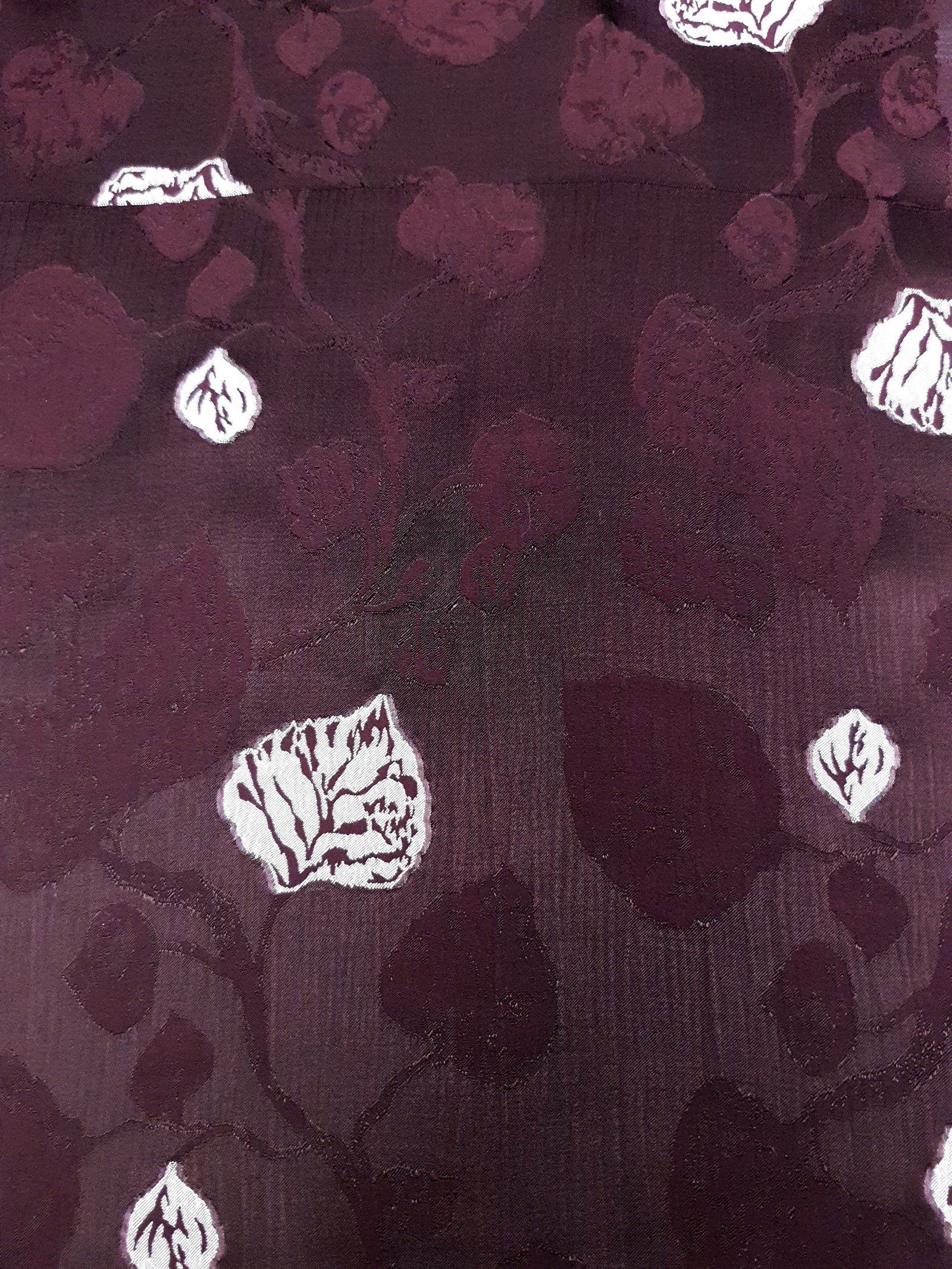 Viscose Embossed Two-Tone Jacquard Fabric