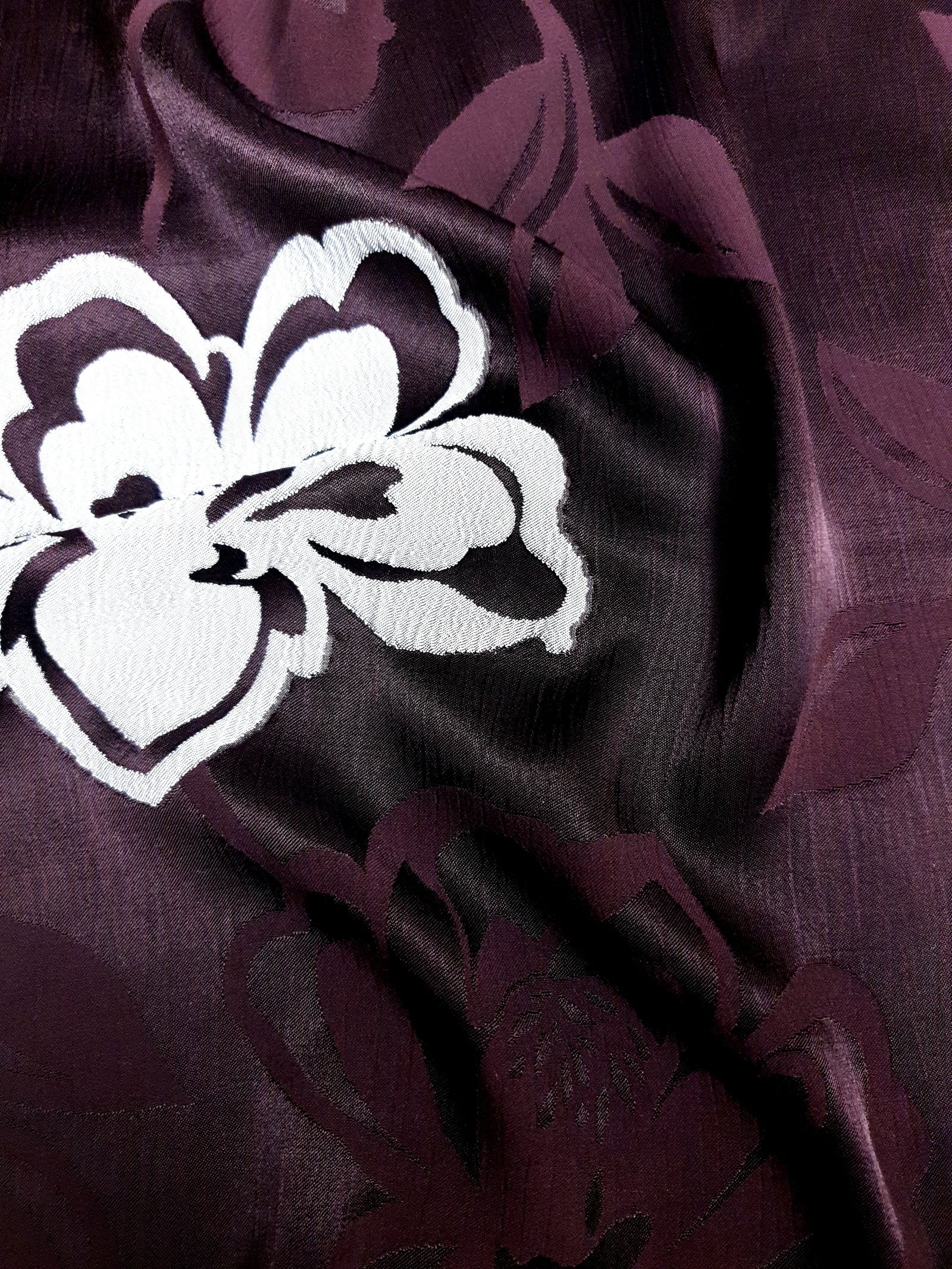 Viscose Embossed Two-Tone Jacquard Fabric