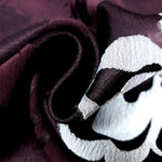 Full view of two-tone embossed viscose jacquard for dresses and overlays.