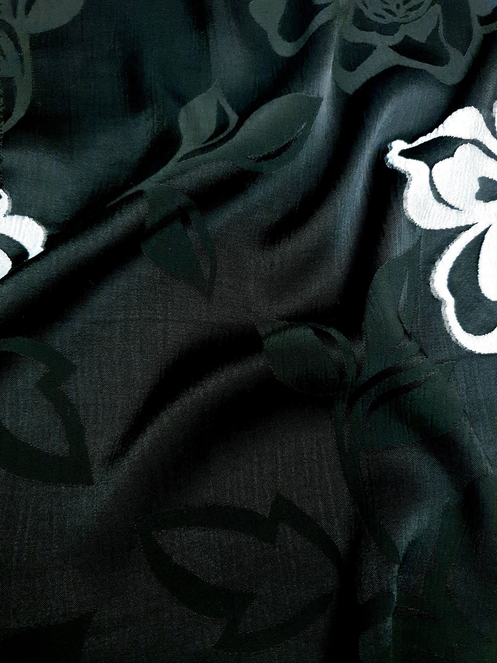 Viscose Embossed Two-Tone Jacquard Fabric