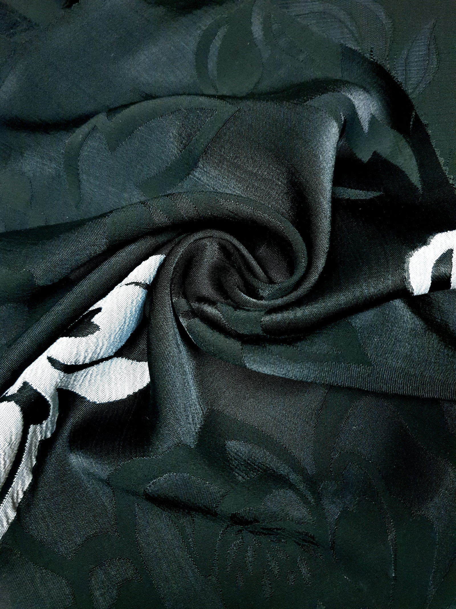 Viscose Embossed Two-Tone Jacquard Fabric