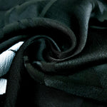 Full view of viscose embossed two-tone jacquard for fabric layout.