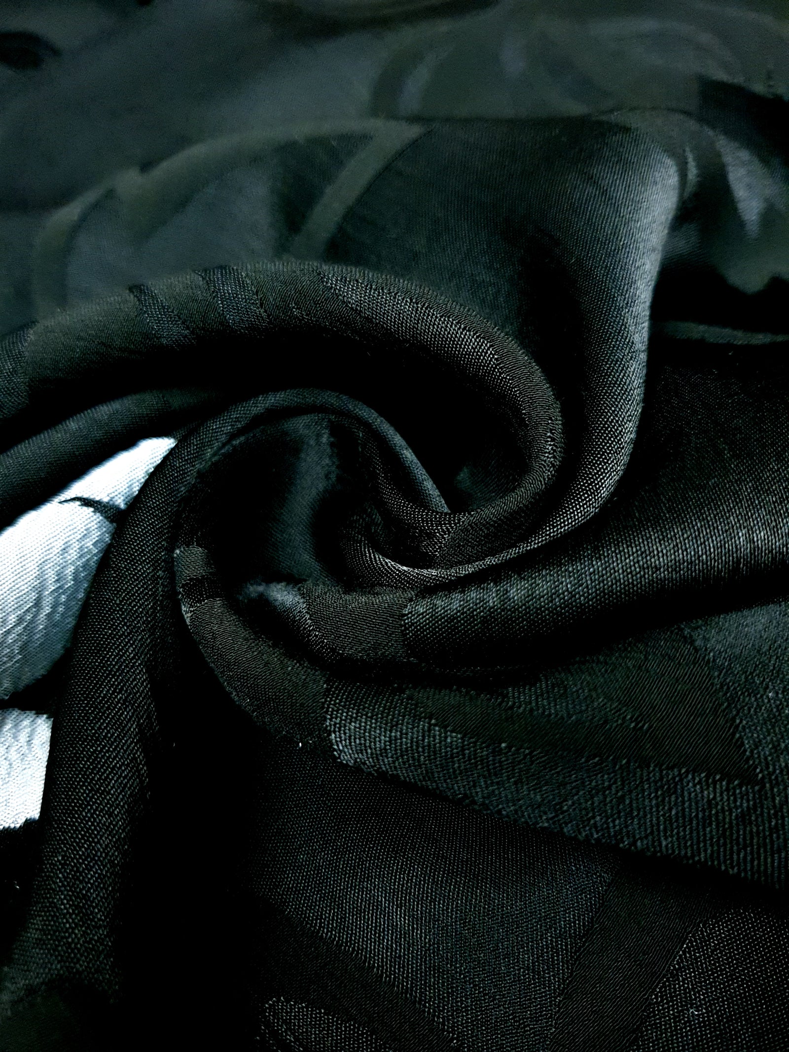 Viscose Embossed Two-Tone Jacquard Fabric