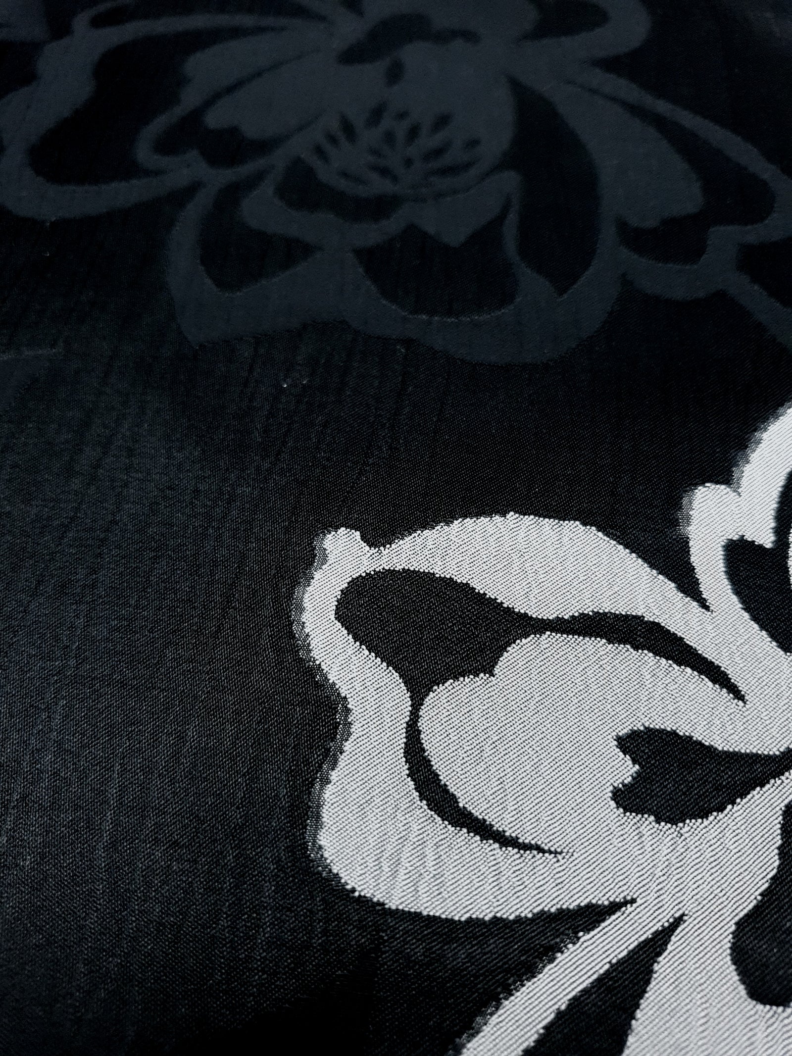 Viscose Embossed Two-Tone Jacquard Fabric