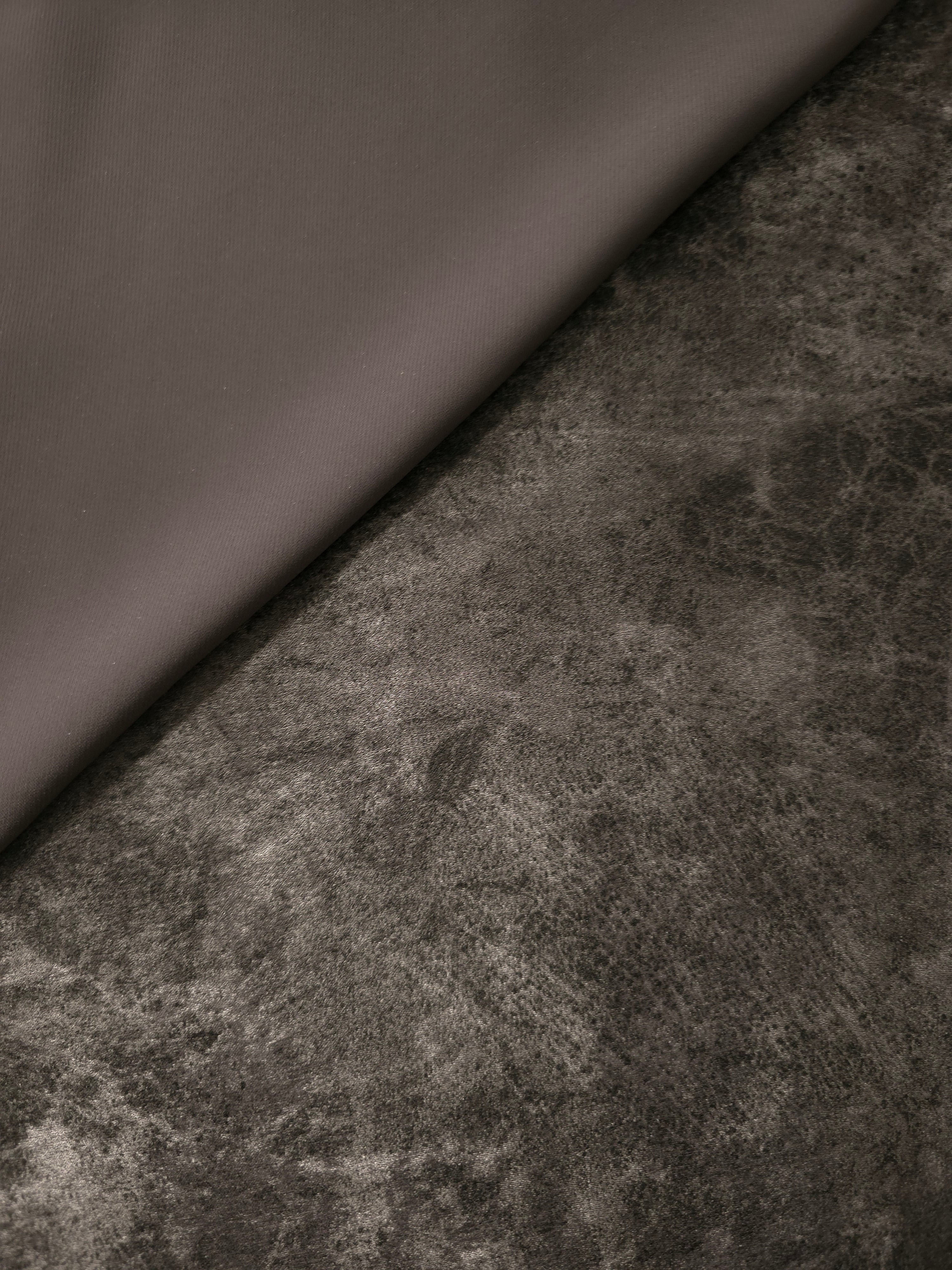 Silky Designed Foil Pattern Fabric - Marble Effect