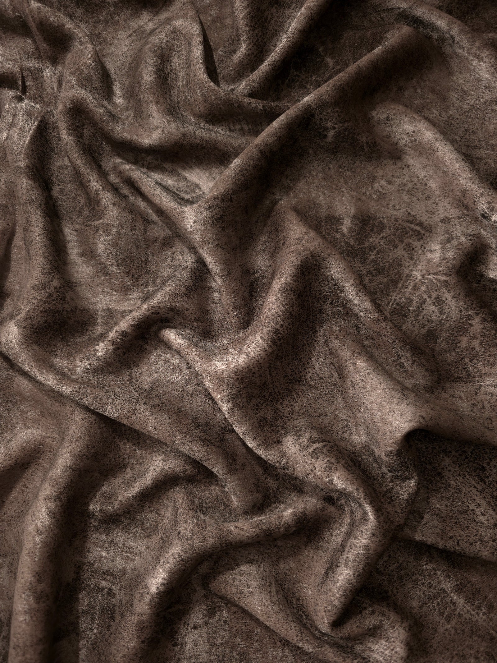 Silky Designed Foil Pattern Fabric - Marble Effect
