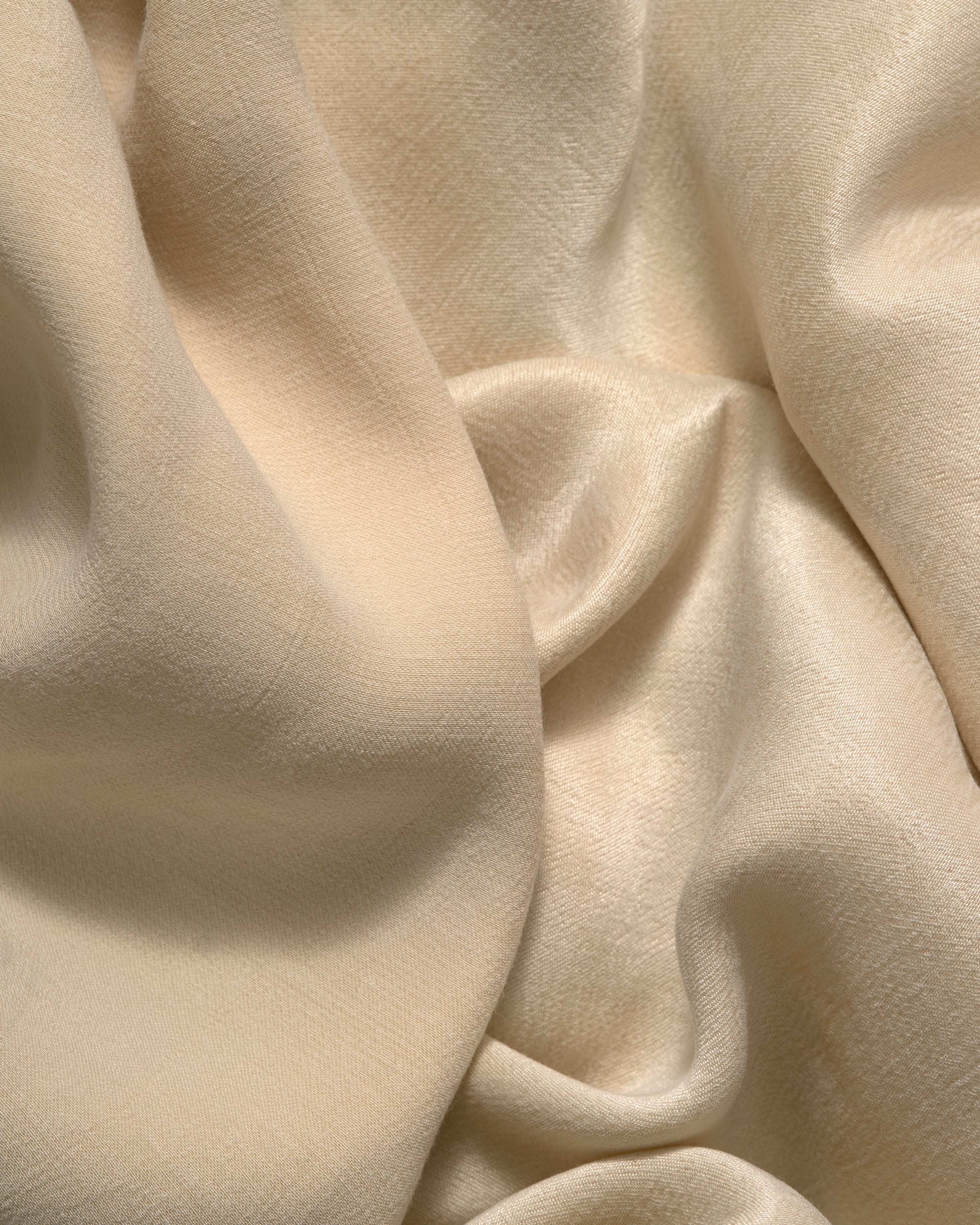 Sandwashed Cupro Viscose Light Beige - Hiba Fabrics