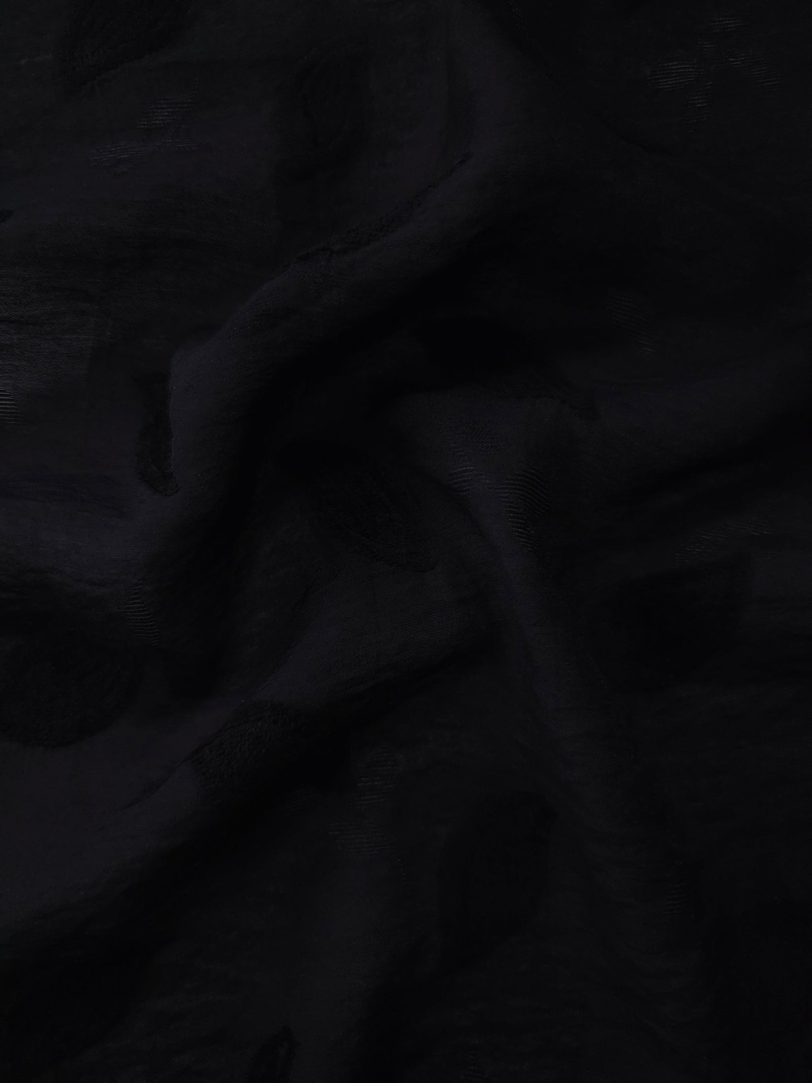 Sheer Lightweight Viscose Embossed Jacquard Fabric