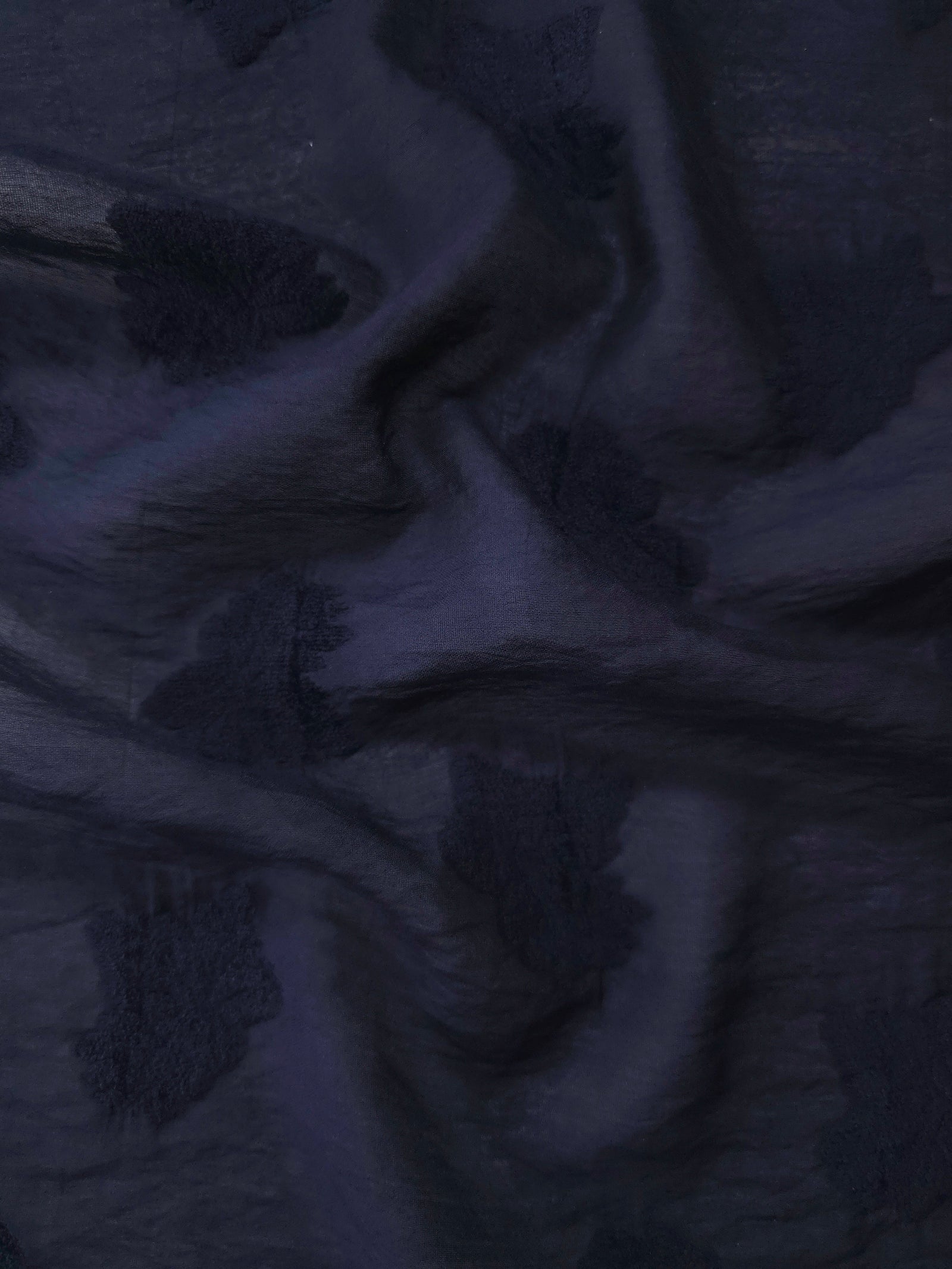 Sheer Lightweight Viscose Embossed Jacquard Fabric