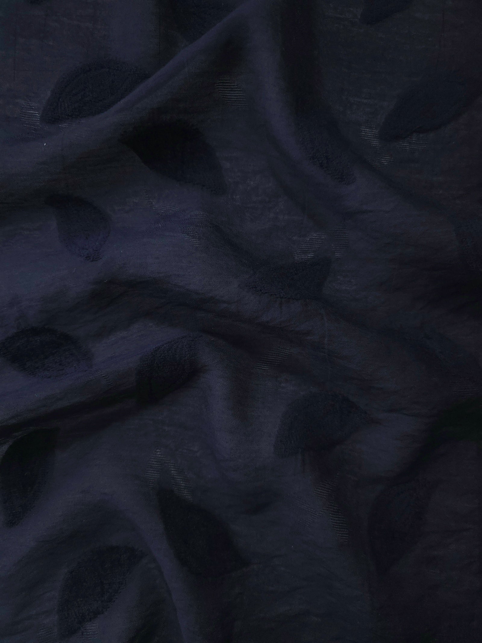 Sheer Lightweight Viscose Embossed Jacquard Fabric