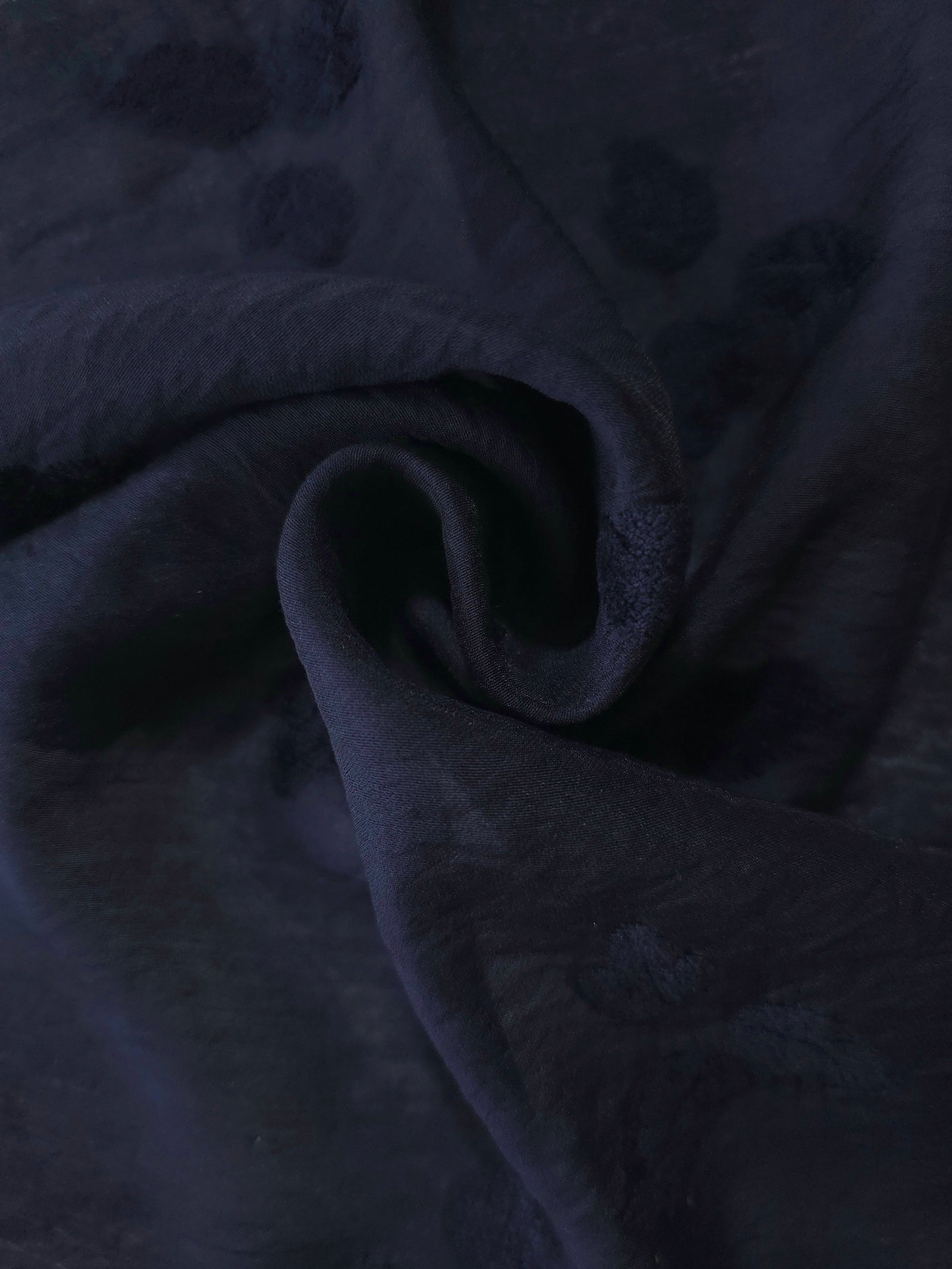 Sheer Lightweight Viscose Embossed Jacquard Fabric