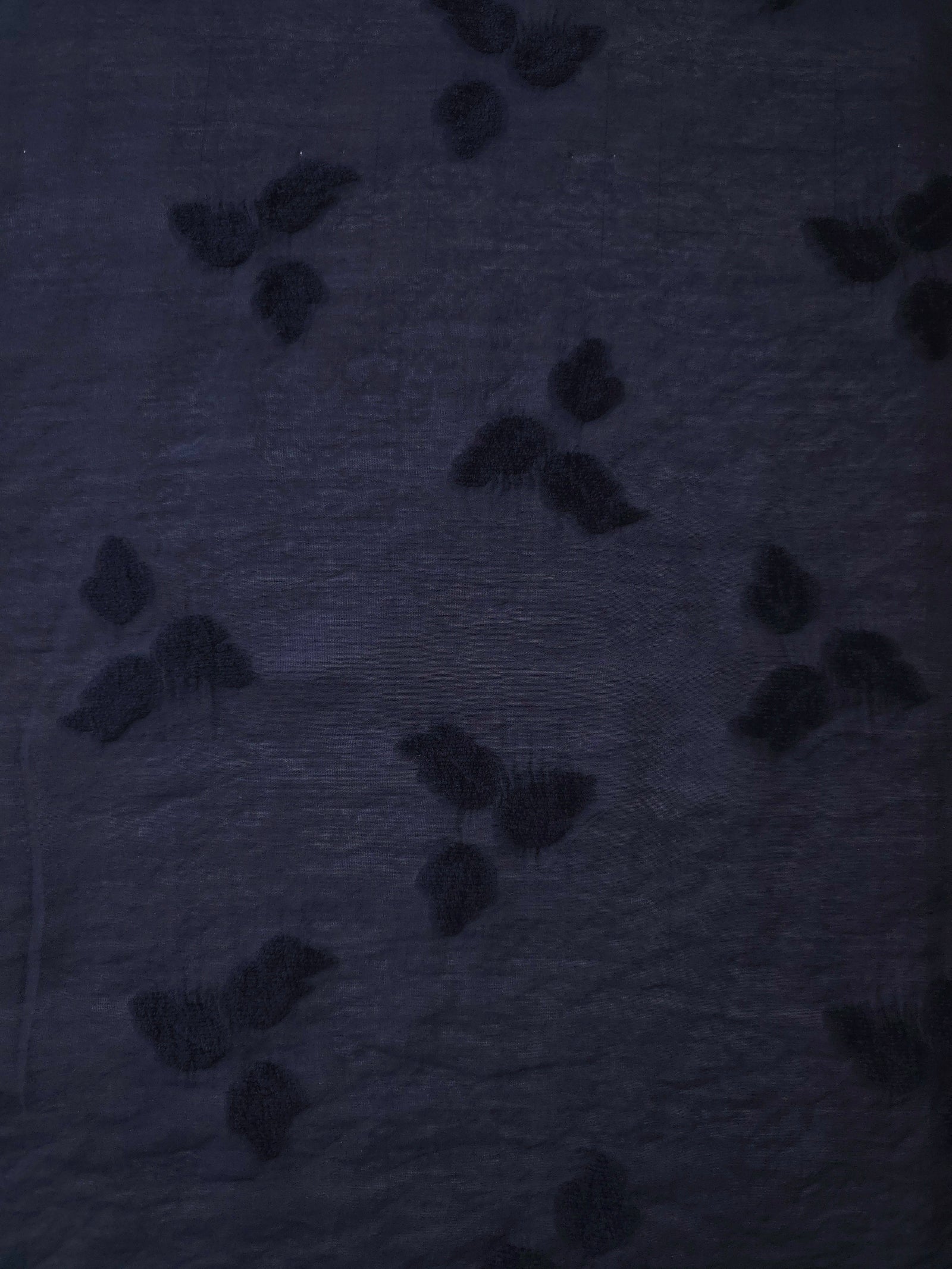 Sheer Lightweight Viscose Embossed Jacquard Fabric