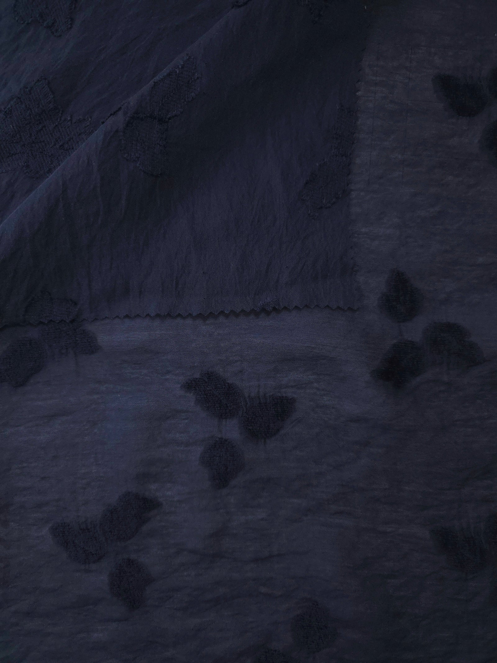 Sheer Lightweight Viscose Embossed Jacquard Fabric