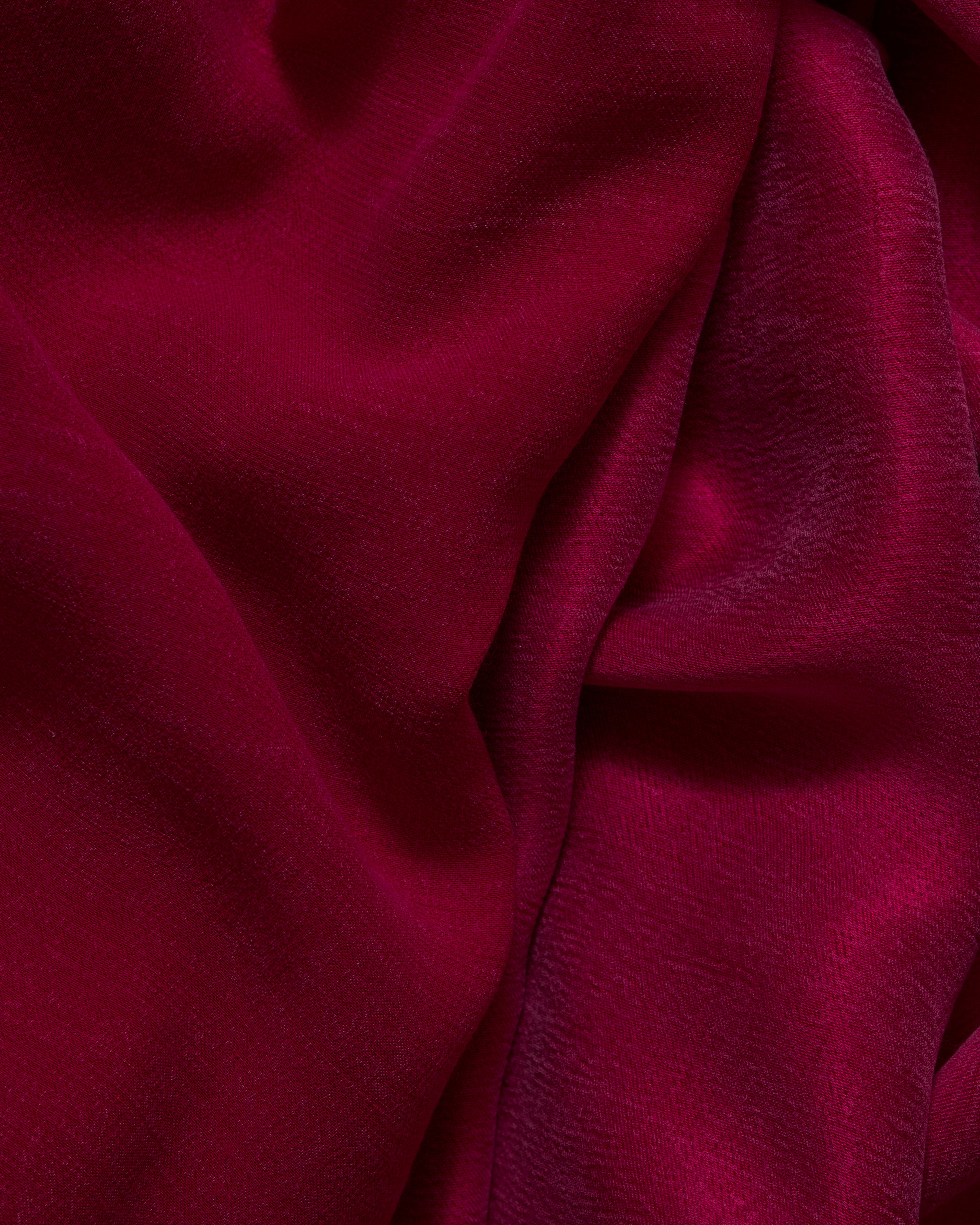 Sandwashed Cupro Viscose Candy Red - Hiba Fabrics