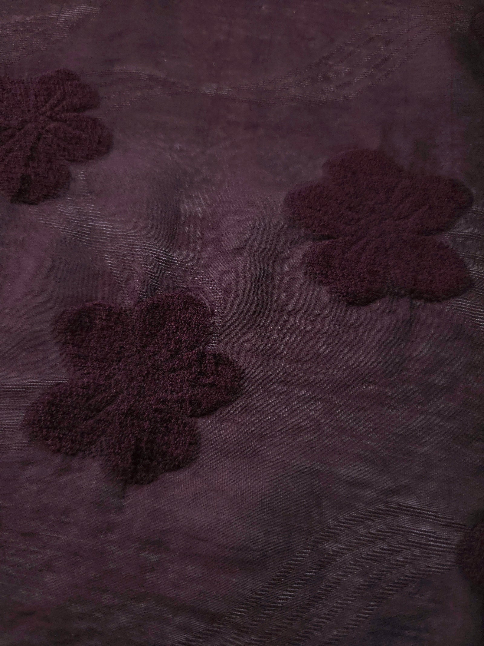Sheer Lightweight Viscose Embossed Jacquard Fabric