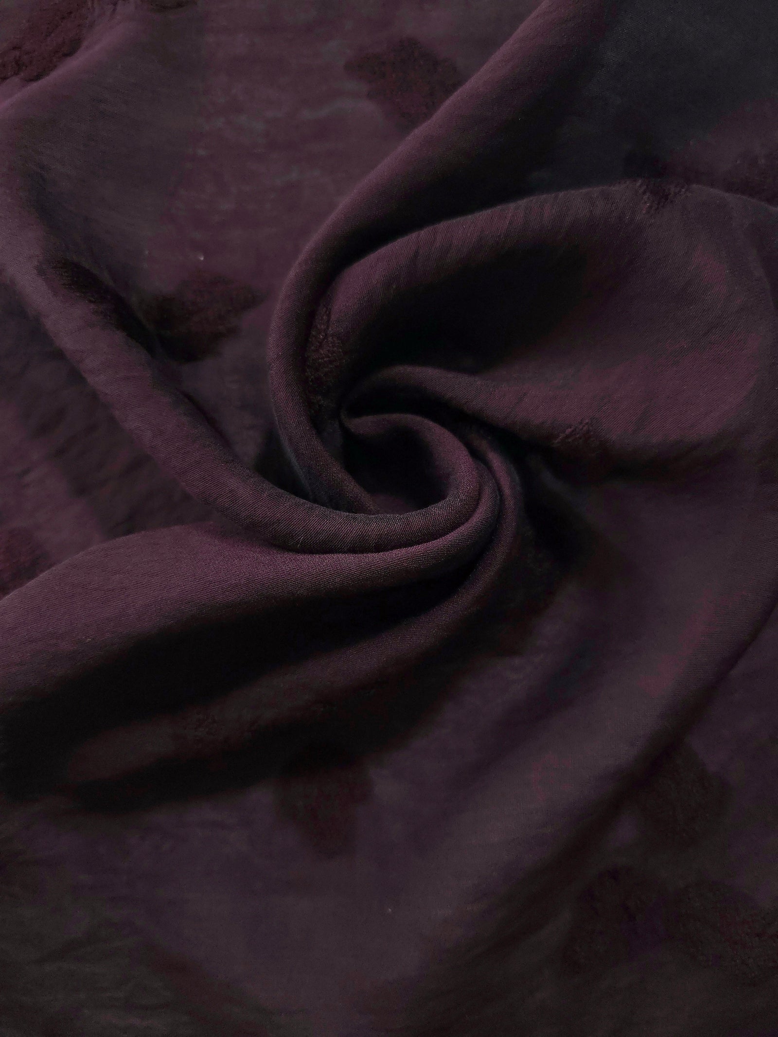 Sheer Lightweight Viscose Embossed Jacquard Fabric