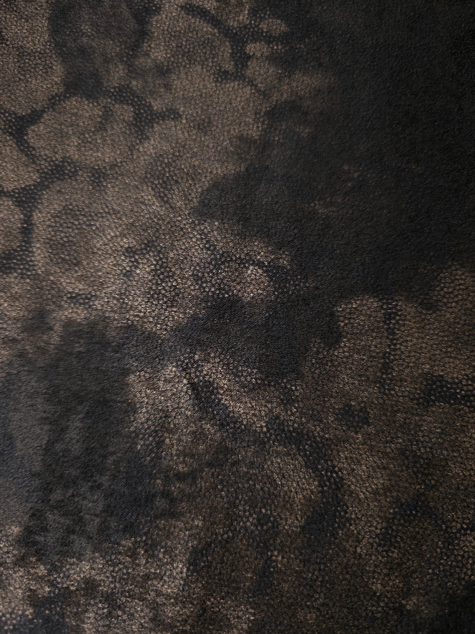 Silky Designed Foil Pattern Fabric - Marble Vein Foil