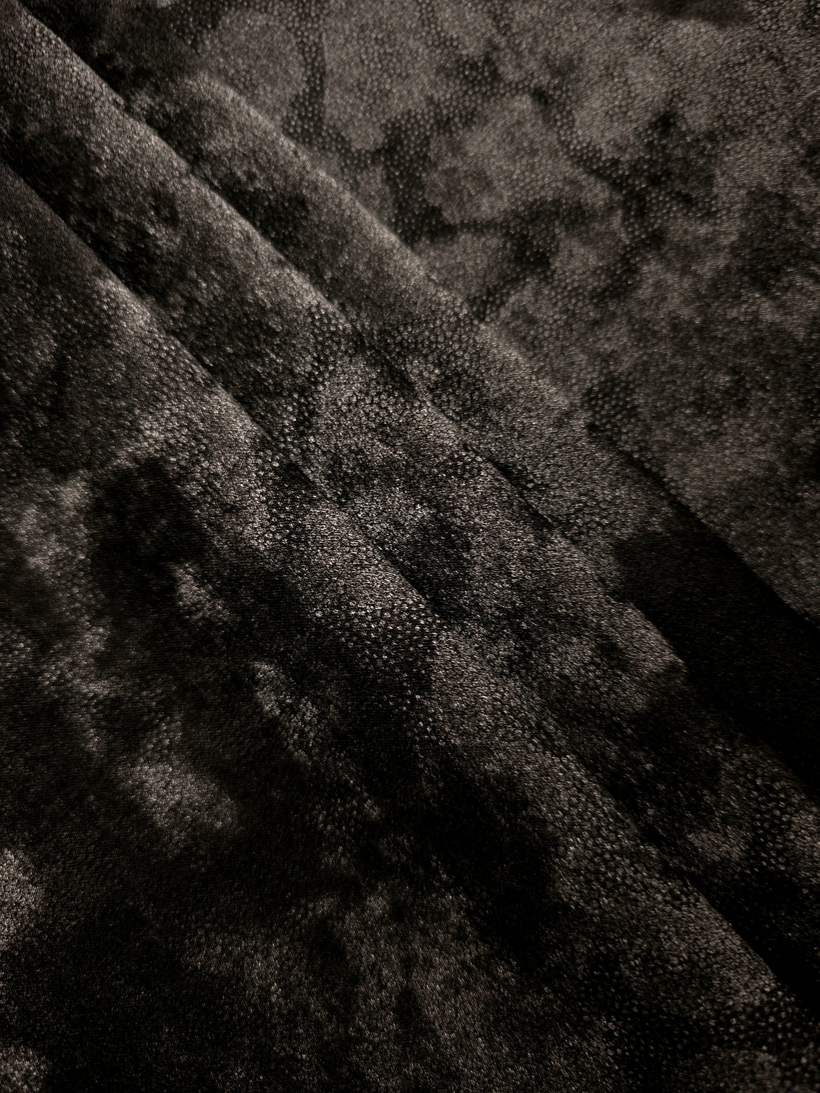 Silky Designed Foil Pattern Fabric - Marble Vein Foil