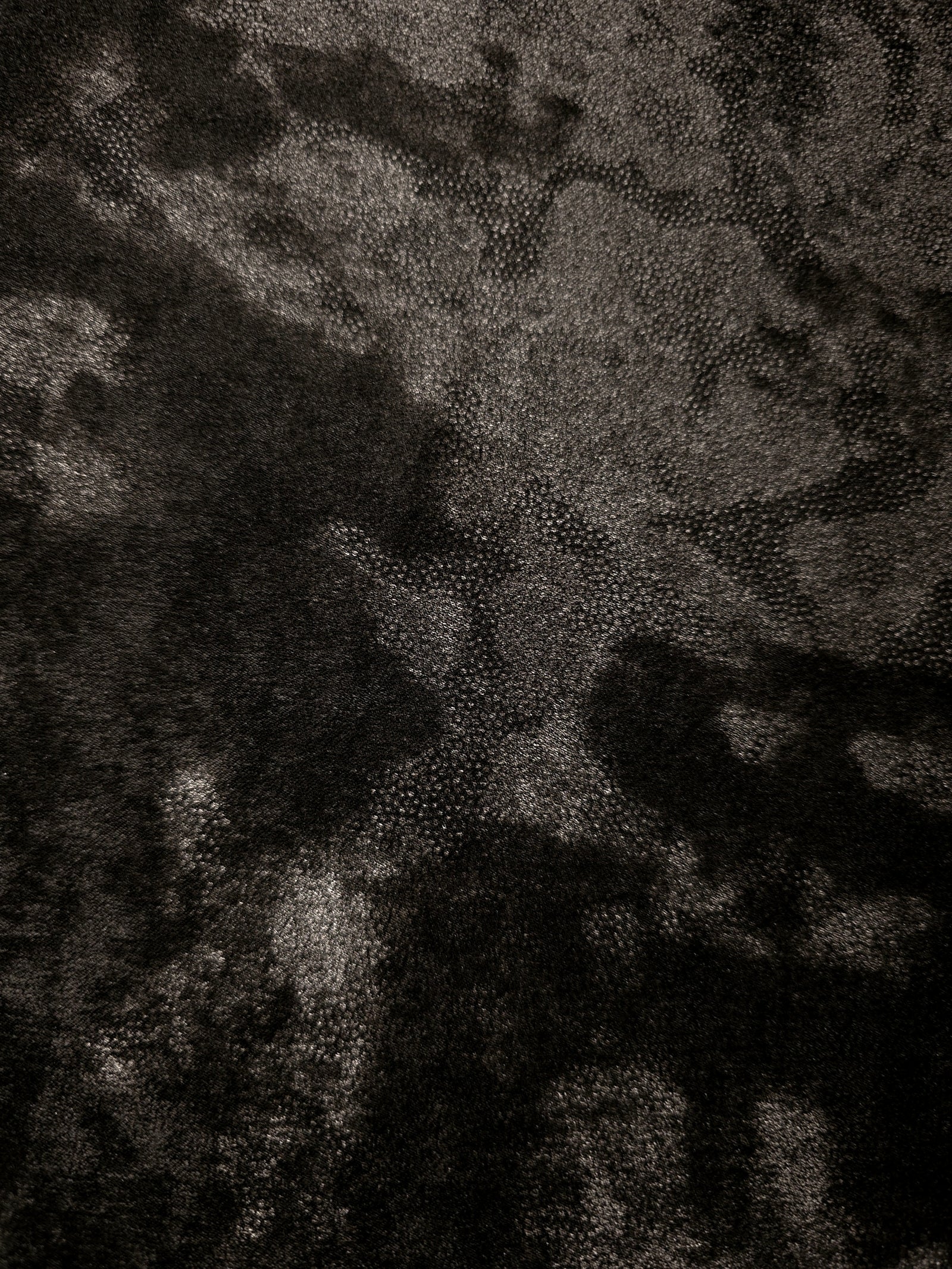 Silky Designed Foil Pattern Fabric - Marble Vein Foil