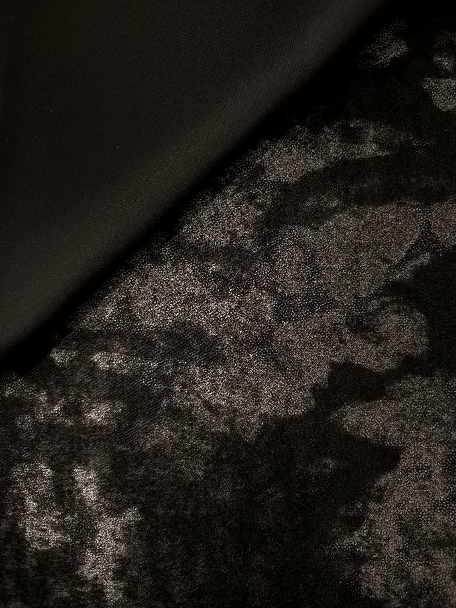 Silky Designed Foil Pattern Fabric - Marble Vein Foil