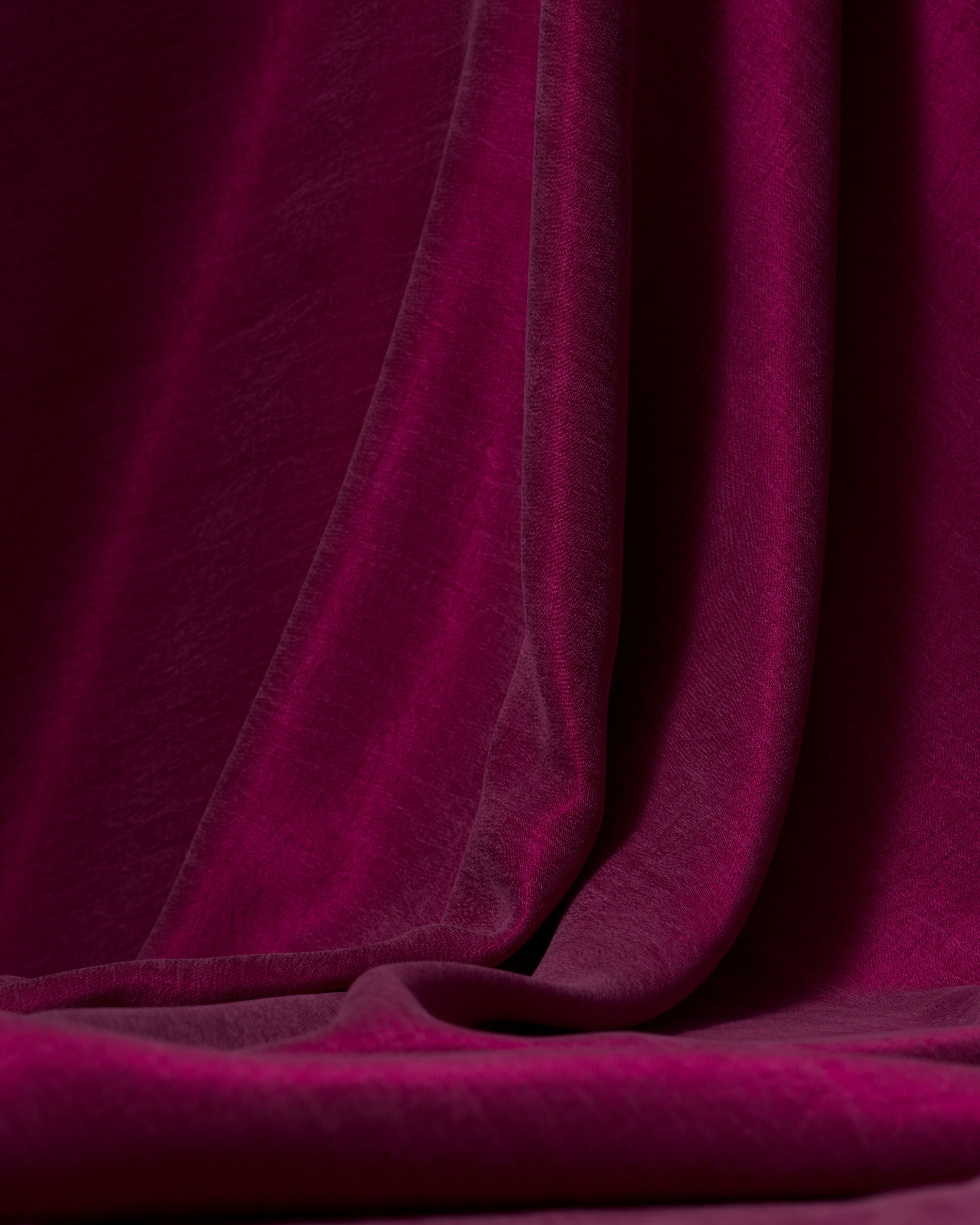Sandwashed Cupro Viscose Festival Fuchsia - Hiba Fabrics