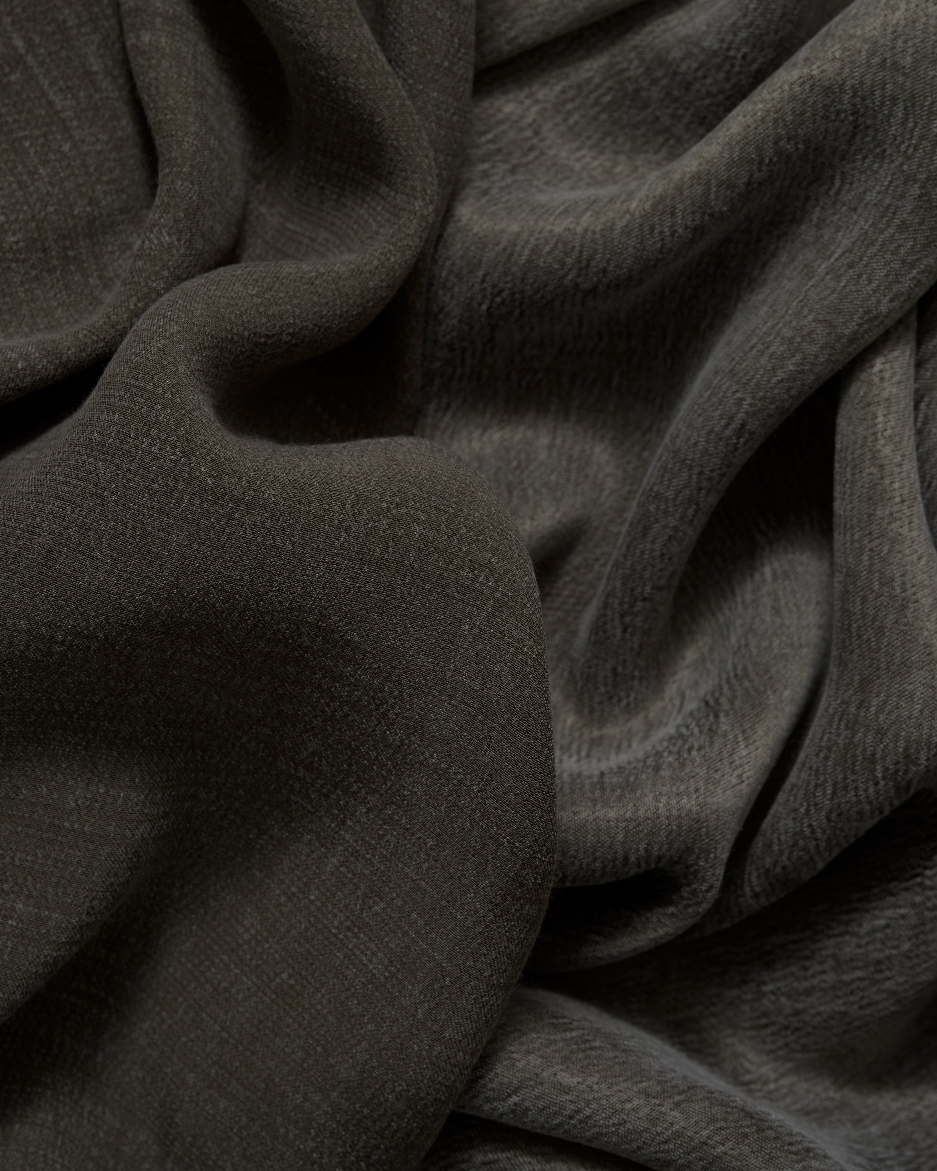 Sandwashed Cupro Viscose Smoke Green - Hiba Fabrics