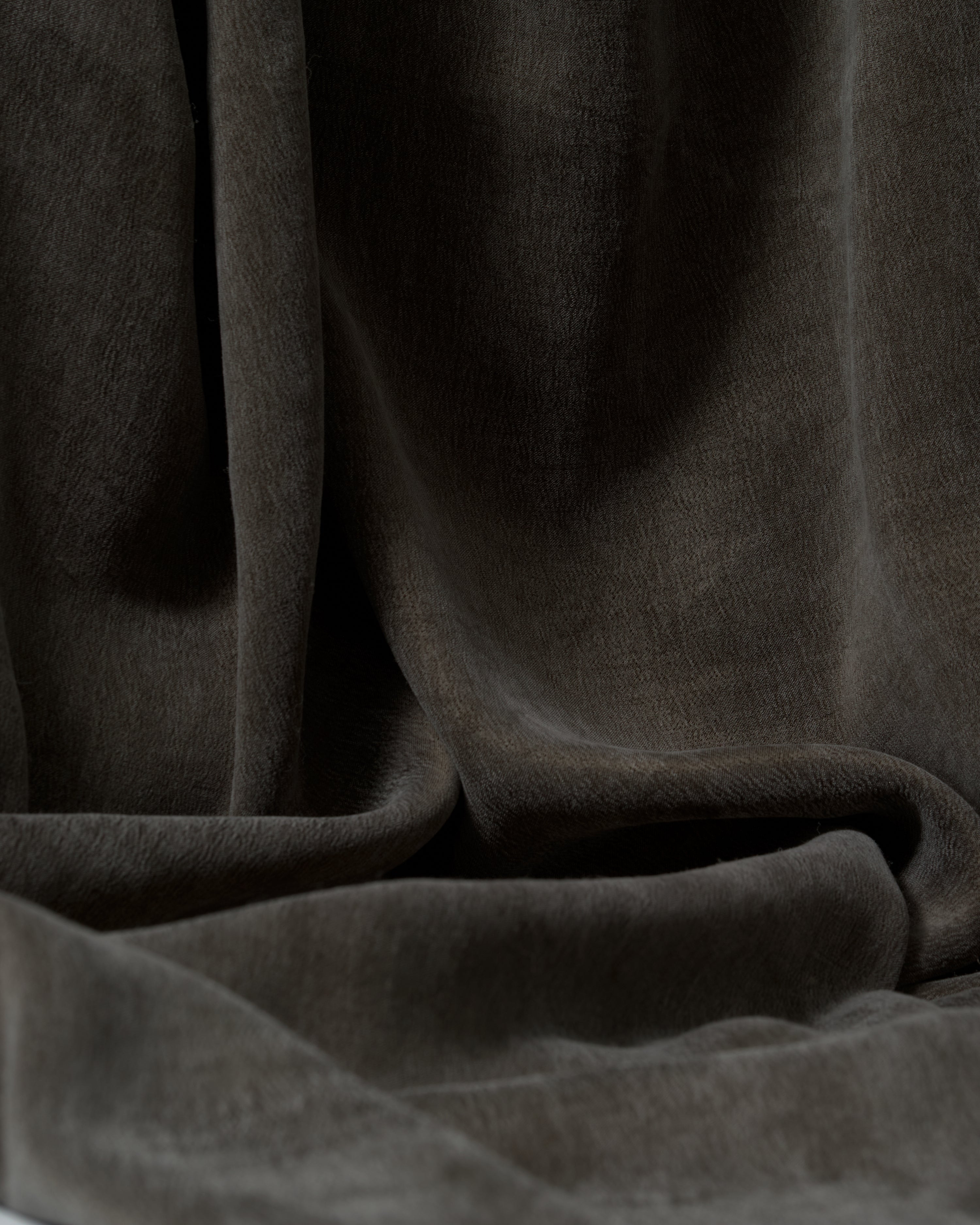 Sandwashed Cupro Viscose Stone Grey - Hiba Fabrics