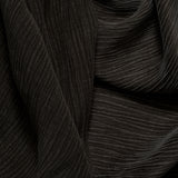 Sandwashed Striped Cupro Stone Grey - Hiba Fabrics