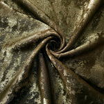 Reverse side of Antique Khaki Lurex Italiano fabric showing the backing and metallic finish for garment production.