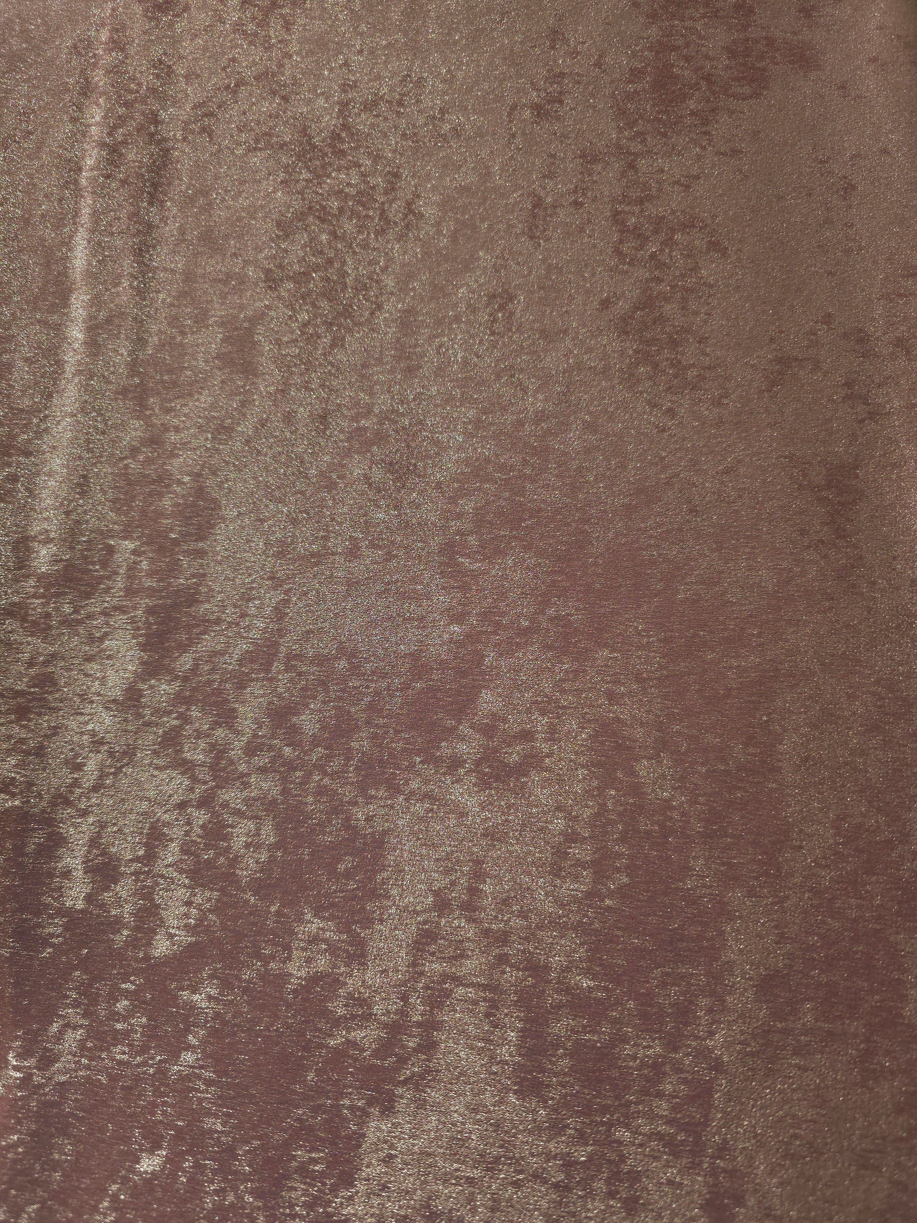 Flat view of Blush Taupe Lurex Italiano fabric showing its metallic foil surface for luxury apparel.