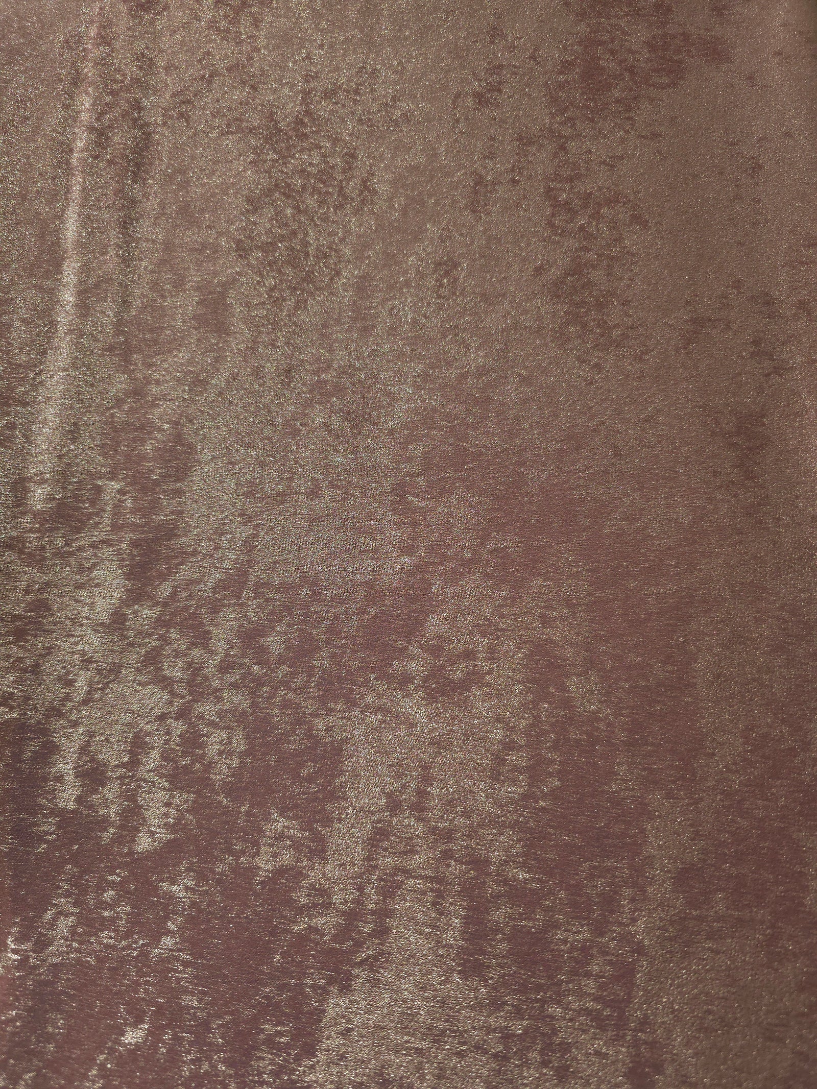 Flat view of Blush Taupe Lurex Italiano fabric showing its metallic foil surface for luxury apparel.