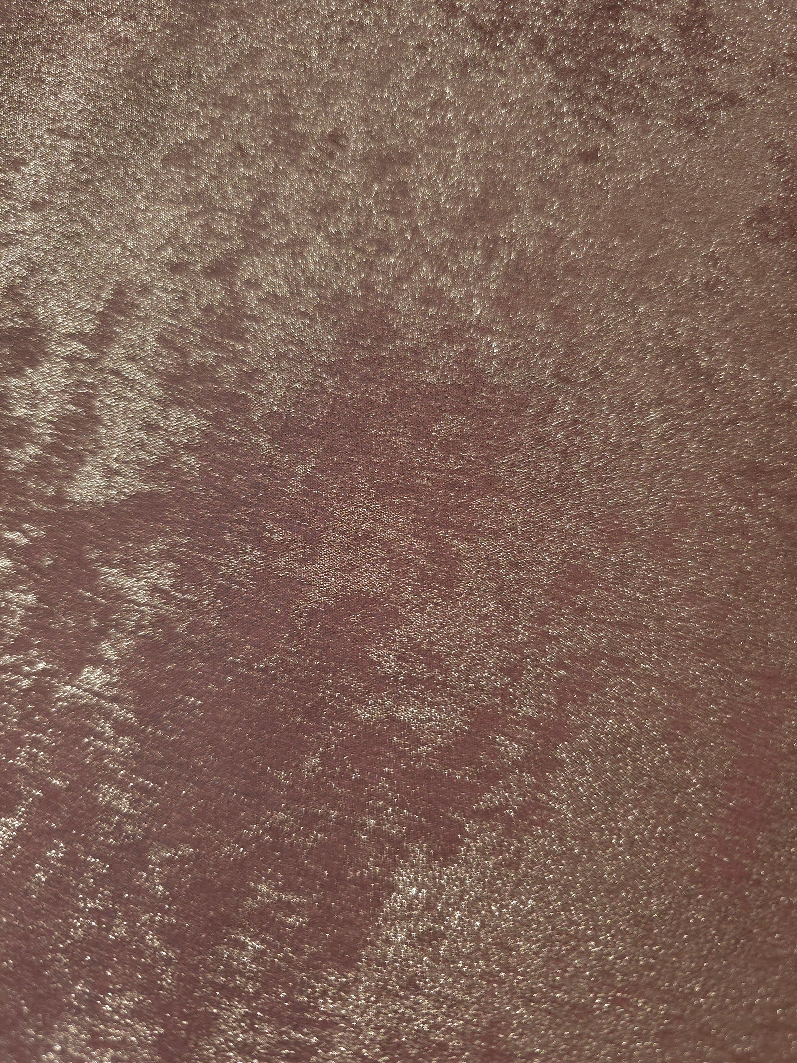 Macro close-up of Blush Taupe Lurex Italiano fabric revealing metallic texture for designer apparel.
