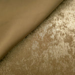Reverse side of Champagne Gold Lurex Italiano fabric showing the backing and metallic finish for garment production.