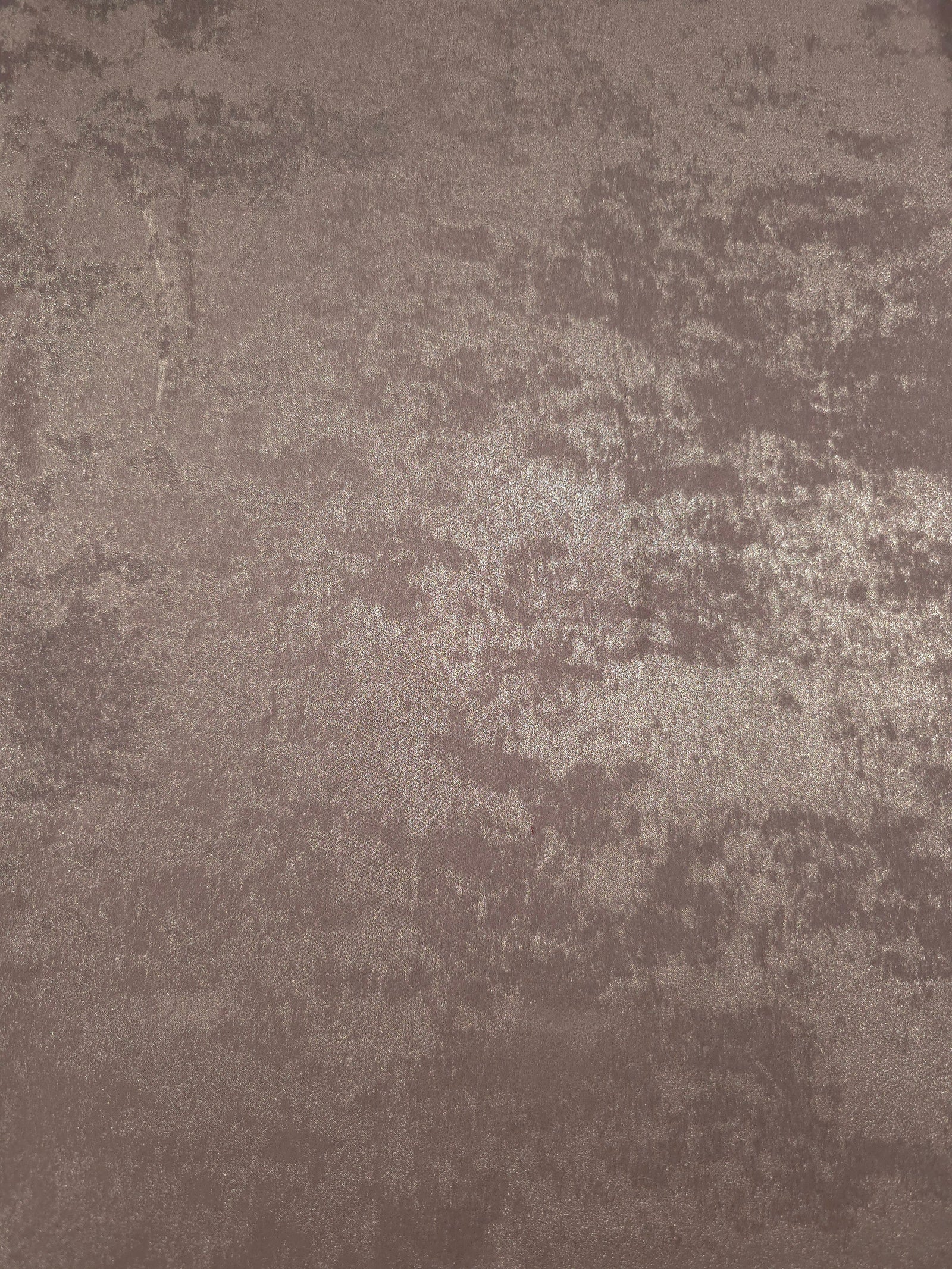 Flat view of Dusty Mauve Lurex Italiano fabric showing its metallic foil surface for luxury apparel.