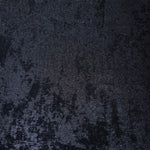 Flat view of Midnight Navy Lurex Italiano fabric showing its metallic foil surface for luxury apparel.