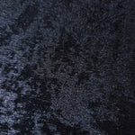 Macro close-up of Midnight Navy Lurex Italiano fabric revealing metallic texture for designer apparel.
