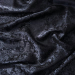 Reverse side of Midnight Navy Lurex Italiano fabric showing the backing and metallic finish for garment production.