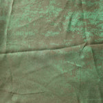 Flat view of Mint Sage Lurex Italiano fabric showing its metallic foil surface for luxury apparel.
